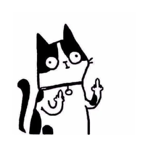 🖕 Стикер «Котовсратыши» для Telegram