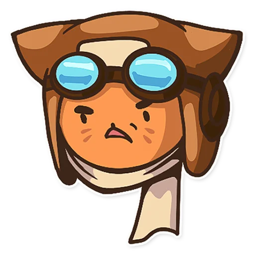🤨 Стикер «kot.pilot» для Telegram