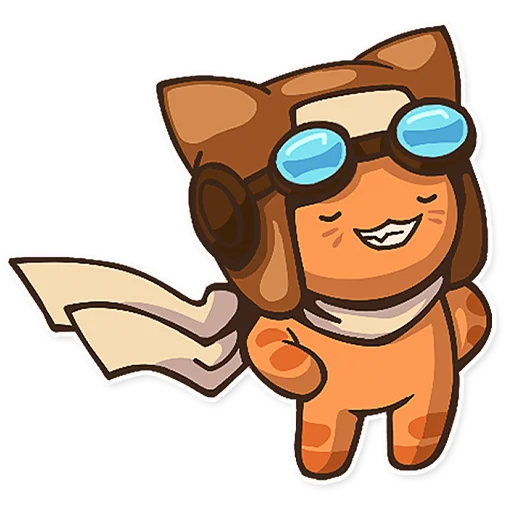 😎 Стикер «kot.pilot» для Telegram