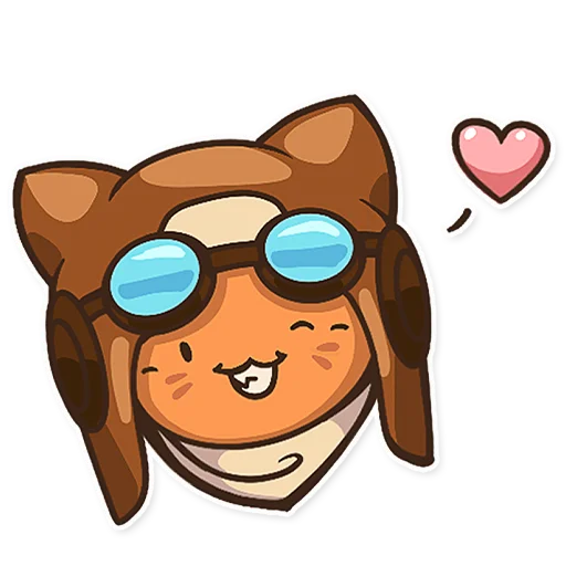 😙 Стикер «kot.pilot» для Telegram