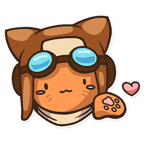 🥰 Стикер «kot.pilot» для Telegram