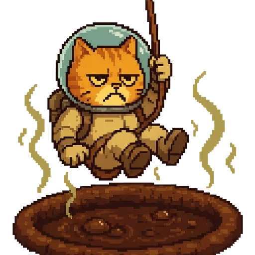 🤿 Стикер «Кот» для Telegram