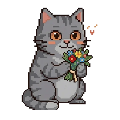 😘 Стикер «Кот» для Telegram