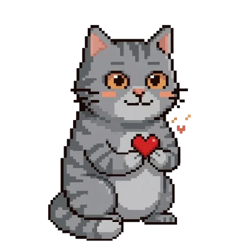 😘 Стикер «Кот» для Telegram