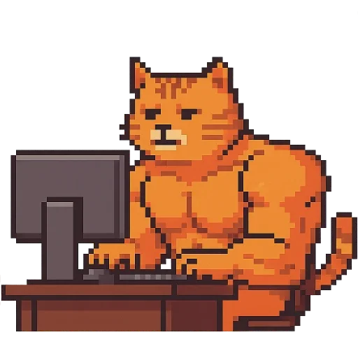 💪 Стикер «Кот» для Telegram