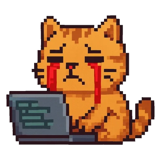 😭 Стикер «Кот» для Telegram