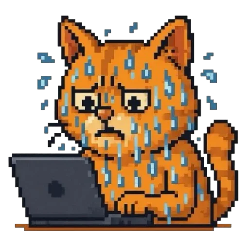 💦 Стикер «Кот» для Telegram