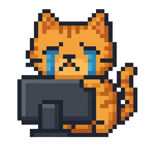 😢 Стикер «Кот» для Telegram