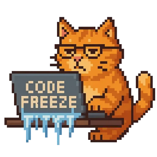 🥶 Стикер «Кот» для Telegram