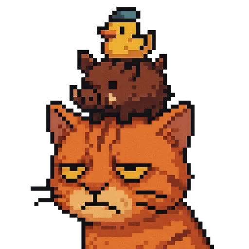 🧢 Стикер «Кот» для Telegram