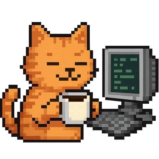 ☕️ Стикер «Кот» для Telegram