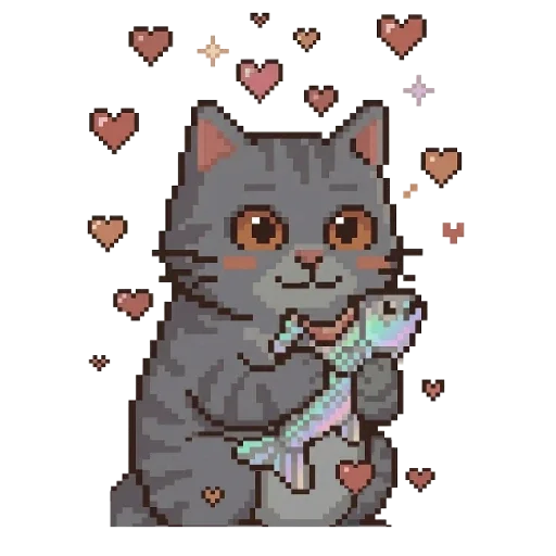 😍 Стикер «Кот» для Telegram