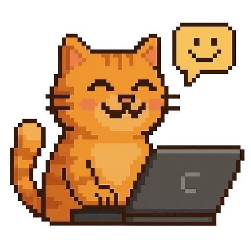 ☺️ Стикер «Кот» для Telegram