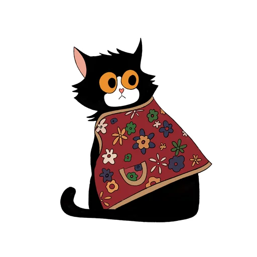 🧥 Стикер «коттьма» для Telegram