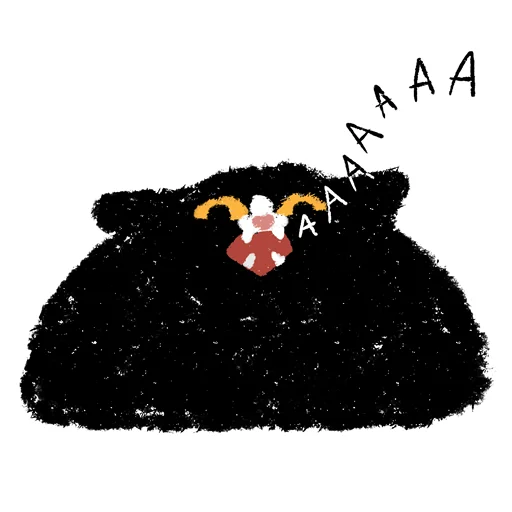 😱 Стикер «коттьма» для Telegram