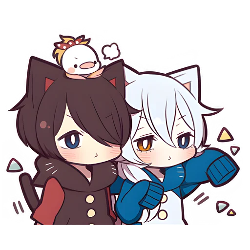 🥰 Стикер «Коты бандиты» для Telegram