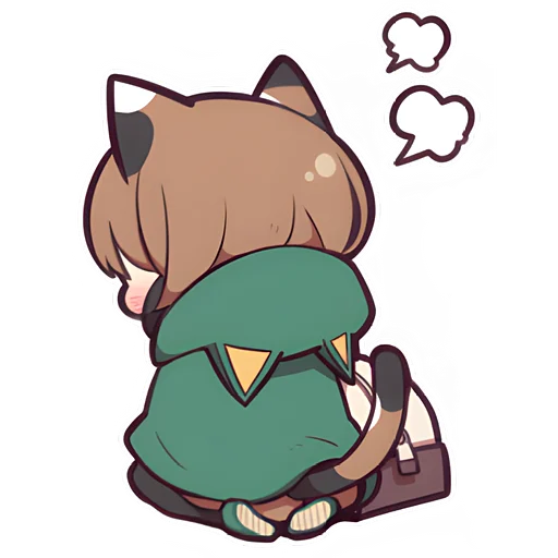 😔 Стикер «Коты бандиты» для Telegram