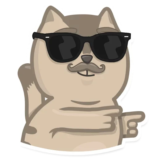 😎 Стикер «Smartypants» для Telegram