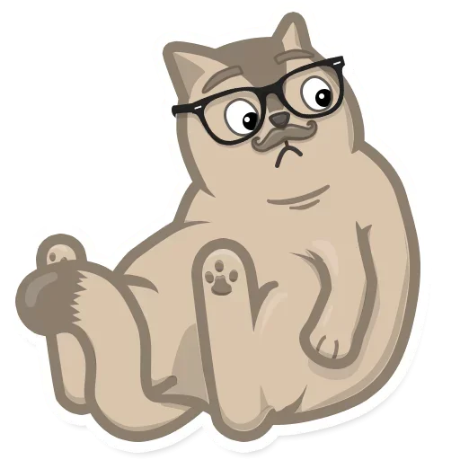 🤨 Стикер «Smartypants» для Telegram