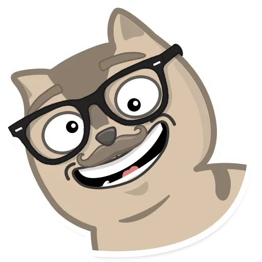 🤩 Стикер «Smartypants» для Telegram