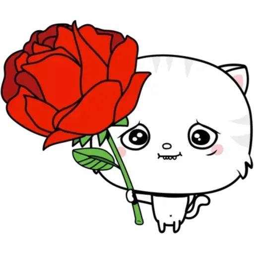 🌹 Стикер «Котусь» для Telegram