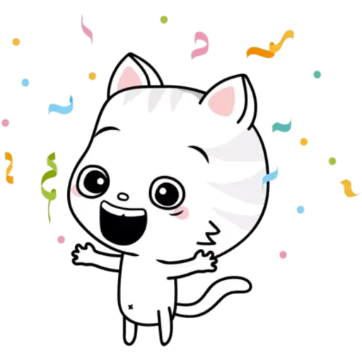 🥳 Стикер «Котусь» для Telegram