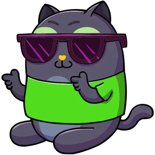 Стикер 8 Это Кот