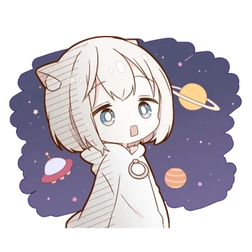 🌟 Стикер «Котя тян» для Telegram