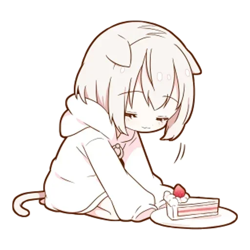 🌟 Стикер «Котя тян» для Telegram