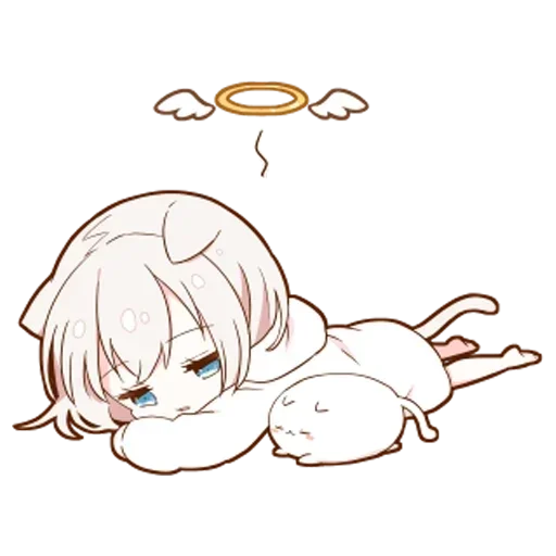 🌟 Стикер «Котя тян» для Telegram