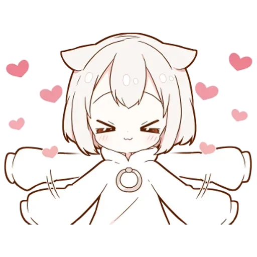 🌟 Стикер «Котя тян» для Telegram