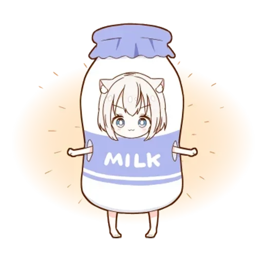 🌟 Стикер «Котя тян» для Telegram