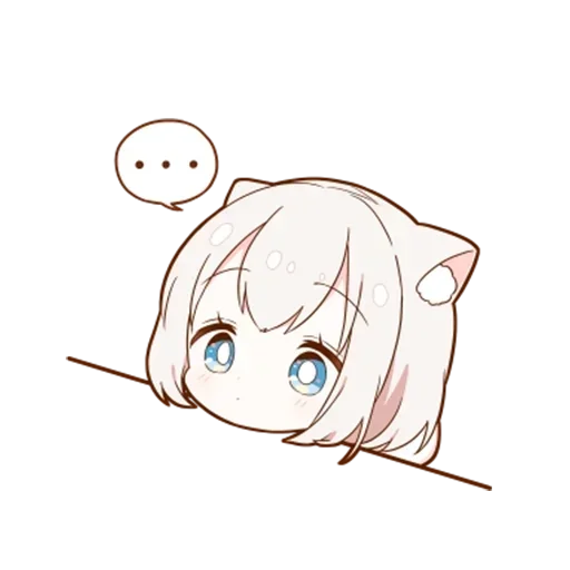 🌟 Стикер «Котя тян» для Telegram