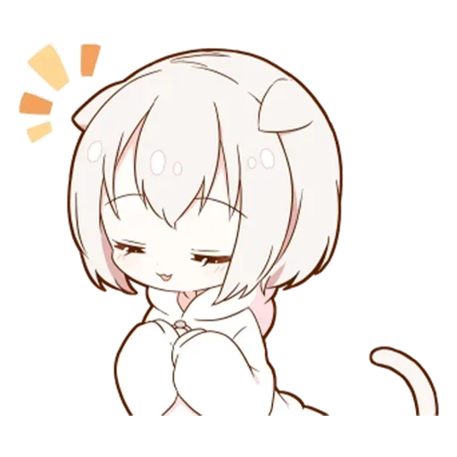 🌟 Стикер «Котя тян» для Telegram