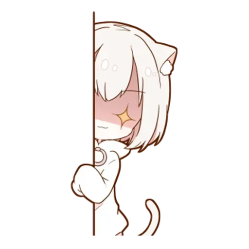 🌟 Стикер «Котя тян» для Telegram