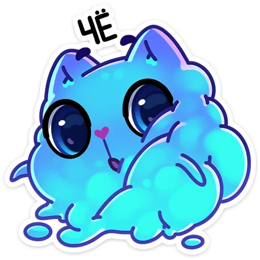 ❓ Стикер «Зимний Котялок в котелке» для Telegram
