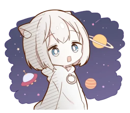 😍 Стикер «KotyaParst chibi» для Telegram