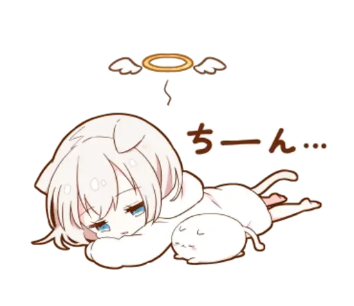 😫 Стикер «KotyaParst chibi» для Telegram