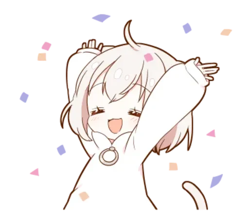 🥳 Стикер «KotyaParst chibi» для Telegram