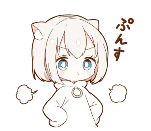 😒 Стикер «KotyaParst chibi» для Telegram
