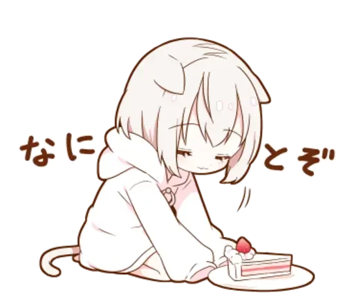 🍰 Стикер «KotyaParst chibi» для Telegram