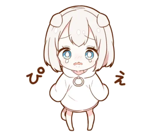 😭 Стикер «KotyaParst chibi» для Telegram