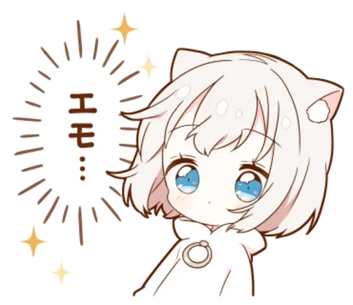 😬 Стикер «KotyaParst chibi» для Telegram