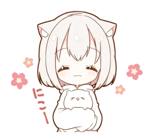😊 Стикер «KotyaParst chibi» для Telegram
