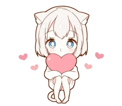💗 Стикер «KotyaParst chibi» для Telegram