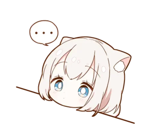 😶 Стикер «KotyaParst chibi» для Telegram