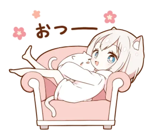 ☺️ Стикер «KotyaParst chibi» для Telegram