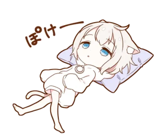 🫠 Стикер «KotyaParst chibi» для Telegram
