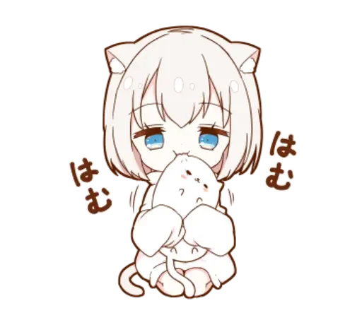 😔 Стикер «KotyaParst chibi» для Telegram