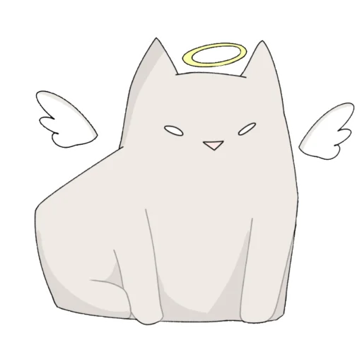 😇 Стикер «Cat >D» для Telegram
